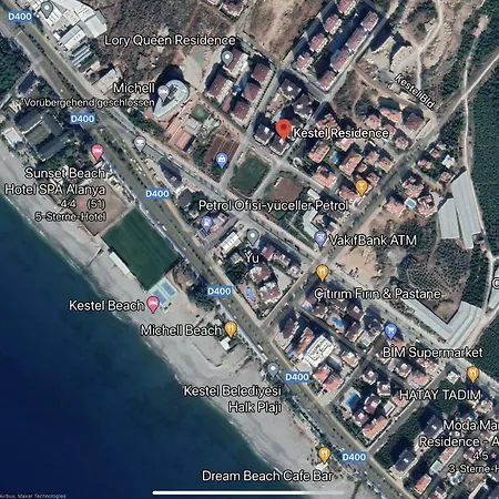 Penthouse, 3 Schlafzimmern, Meerblick, Alanya, Kestel Алания